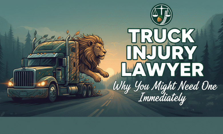 Truck Injury Lawyer Why You Might Need One Immediately