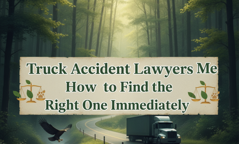 Truck Accident Lawyers Near Me How to Find the Right One Immediately